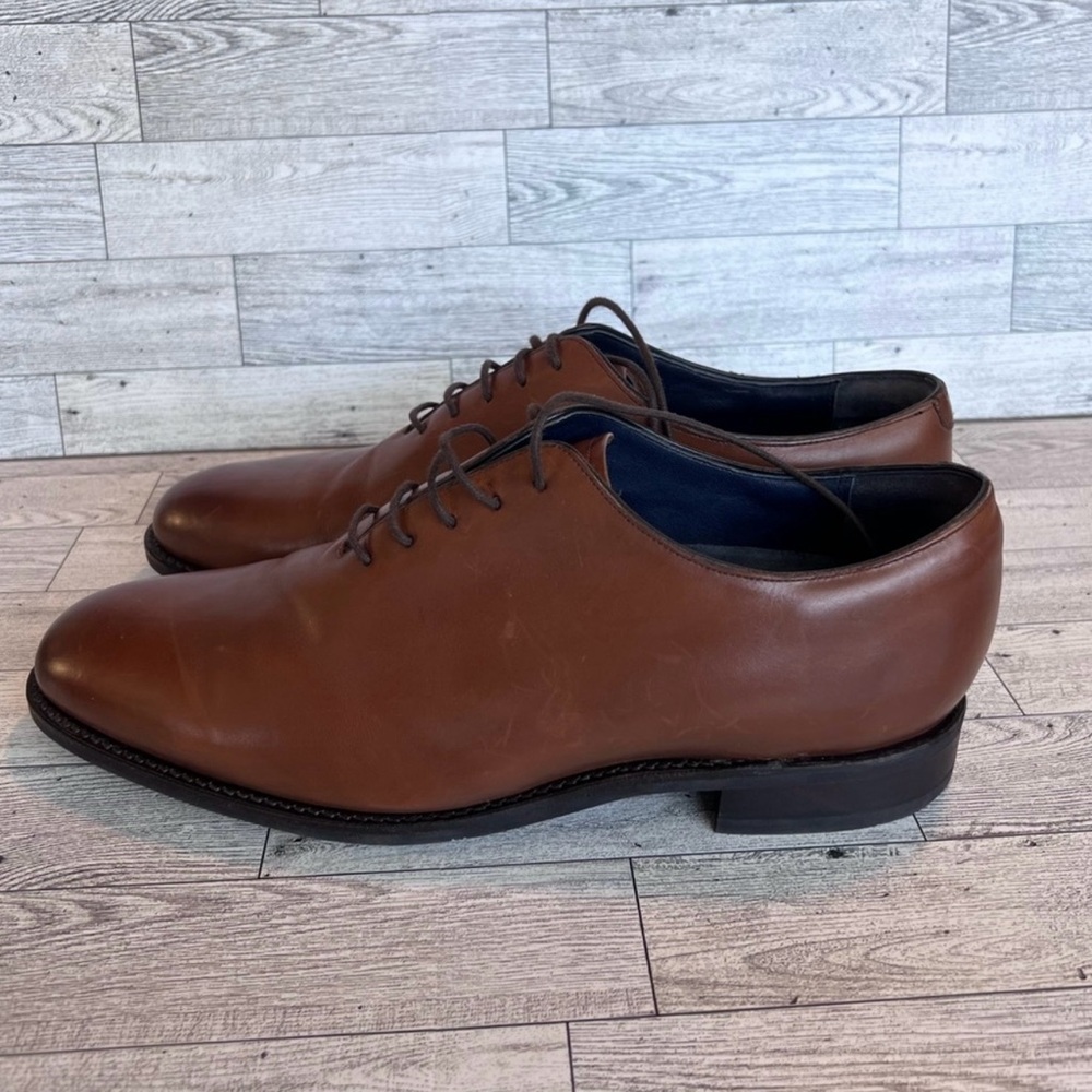 Charles Tyrwhitt Brown Leather Oxfords